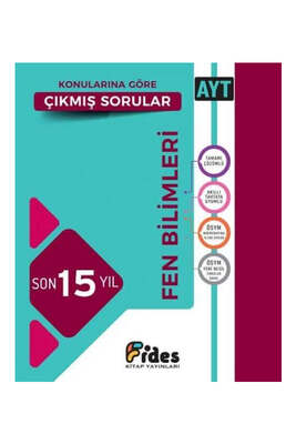 Fides Yayınları AYT Fen Bilimleri Son 15 Yıl Konularına Göre Çıkmış Sorular - 1