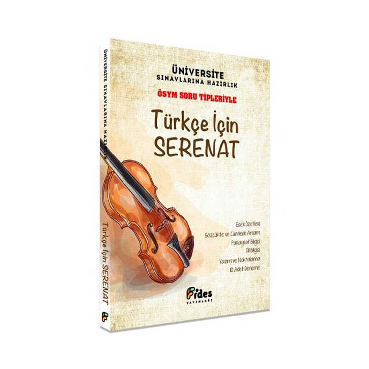 Fides Yayınları ÖSYM Soru Tipleriyle Türkçe İçin Serenat
