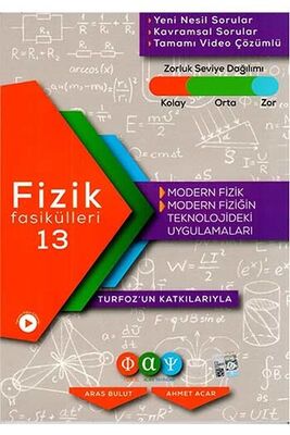 Fiziksel Alan Yayınları Fizik Fasikülleri 13 Modern Fizik - 1