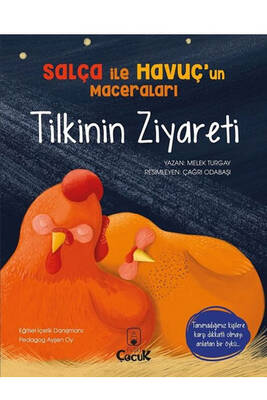 Tilkinin Ziyareti Salça ile Havuçun Maceraları Floki Çocuk Yayınları - 1