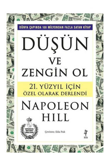 Flu Kitap Yayınları Düşün ve Zengin Ol - 21.Yüzyıl için Özel Olarak Derlendi - 1