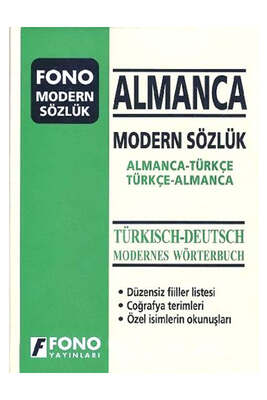Fono Yayınları Almanca Türkçe Modern Sözlük - 1
