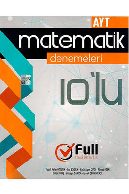 Full Matematik Yayınları AYT Matematik 10 lu Denemeleri - 1