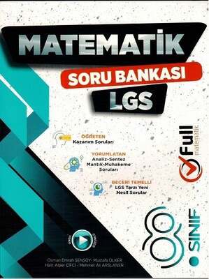 Full Matematik Yayınları 8. Sınıf LGS Matematik Soru Bankası - 1