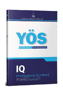 Galata Yayınları YÖS IQ İntelligence Quotient Soru Bankası - 1