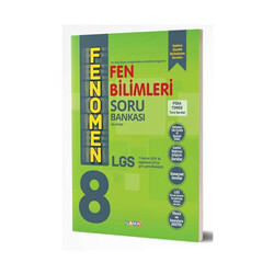 Gama Yayınları - Gama Okul Yayınları FENOMEN 8. Sınıf LGS Fen Bilimleri Soru Bankası