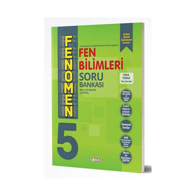 Gama Okul Yayınları FENOMEN 5. Sınıf Fen Bilimleri Soru Bankası - 1