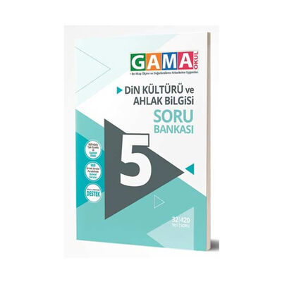 Gama Okul Yayınları 5. Sınıf Din Kültürü ve Ahlak Bilgisi Soru Bankası - 1