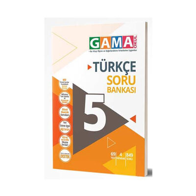 Gama Okul Yayınları 5. Sınıf Türkçe Soru Bankası - 1