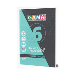 Gama Yayınları - Gama Okul Yayınları 6. Sınıf Din Kültürü ve Ahlak Bilgisi Tekrar Testleri