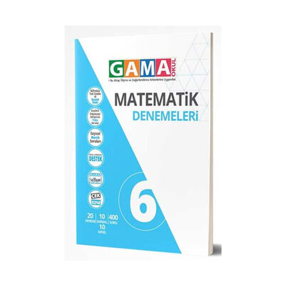 Gama Okul Yayınları 6. Sınıf Matematik Denemeleri - 1