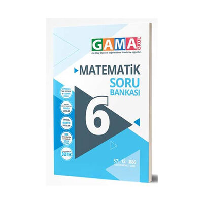 Gama Okul Yayınları 6. Sınıf Matematik Soru Bankası - 1