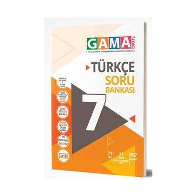 Gama Okul Yayınları 7. Sınıf Türkçe Denemeleri - 1