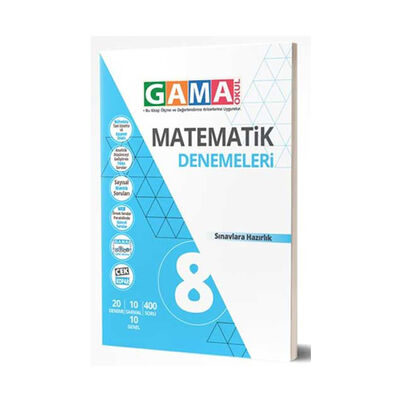 Gama Okul Yayınları 8. Sınıf Matematik Denemeleri - 1