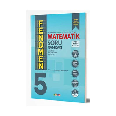 Gama Okul Yayınları FENOMEN 5. Sınıf Matematik Soru Bankası - 1