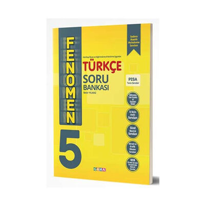Gama Okul Yayınları FENOMEN 5. Sınıf Türkçe Soru Bankası - 1