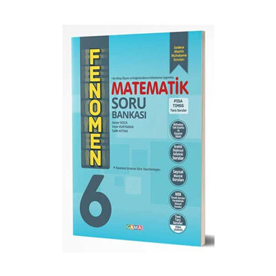 Gama Okul Yayınları FENOMEN 6. Sınıf Matematik Soru Bankası - 1