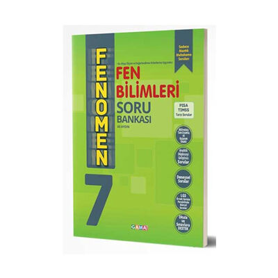 Gama Okul Yayınları FENOMEN 7. Sınıf Fen Bilimleri Soru Bankası - 1