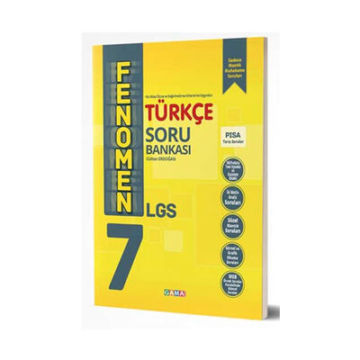 Gama Okul Yayınları FENOMEN 7. Sınıf Türkçe Soru Bankası - 1