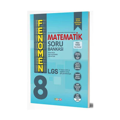Gama Okul Yayınları FENOMEN 8. Sınıf LGS Matematik Soru Bankası - 1