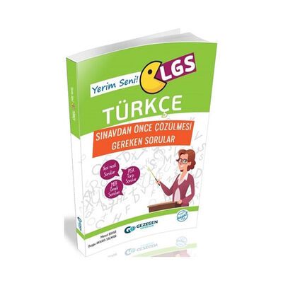 ​Gezegen Yayınları LGS Türkçe Sınavdan Önce Çözülmesi Gereken Sorular - 1