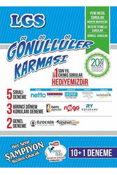 Gönüllüler Karması Yayınları - Gönüllüler Karması Yayınları 2021 8. Sınıf LGS Tüm Dersler 10+1 Deneme Seti