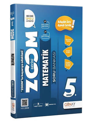 Günay Yayınları 5.Sınıf Zoom Serisi Matematik Soru Bankası - 1
