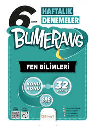 Günay Yayınları - Günay Yayınları 6. Sınıf Bumerang 32 Haftalık Fen Bilimleri Denemeleri