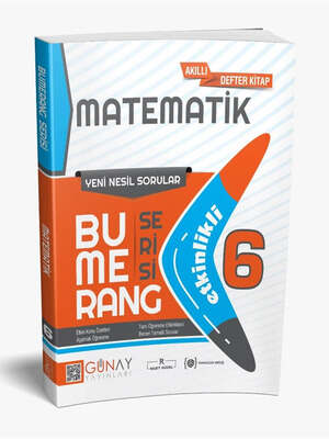 Günay Yayınları 6. Sınıf Bumerang Etkinlikli Matematik - 1
