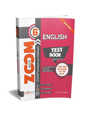 Günay Yayınları 6. Sınıf Zoom Serisi İngilizce Soru bankası - 1