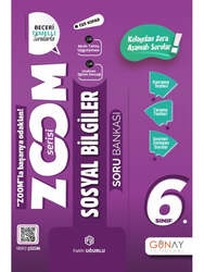Günay Yayınları 6. Sınıf Zoom Serisi Sosyal Bilgiler Soru Bankası - Günay Yayınları