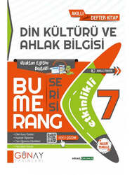 Günay Yayınları - Günay Yayınları 7.Sınıf Bumerang Etkinlikli Din Kültürü ve Ahlak Bilgisi