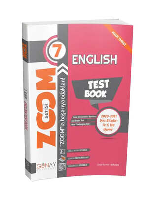 Günay Yayınları 7.Sınıf Zoom Serisi İngilizce Soru bankası - 1