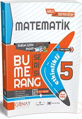 Günay Yayınları 5. Sınıf Matematik Etkinlikli Bumerang Serisi - 1