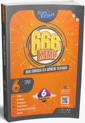Günay Yayınları - Günay Yayınları 6. Sınıf 666 Soruda İlk Dönem Kamp Kitabı