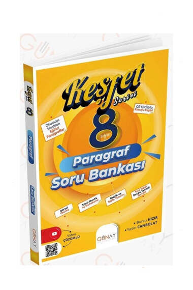 Günay Yayınları 8.Sınıf Paragraf Soru Bankası - 1