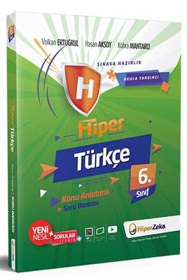 Hiper Zeka 6. Sınıf Hiper Türkçe Konu Anlatımlı Soru Bankası - 1