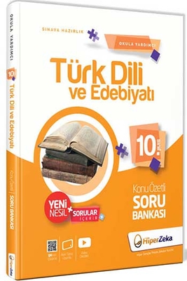Hiper Zeka 10. Sınıf Türk Dili ve Edebiyatı Konu Özetli Soru Bankası - 1
