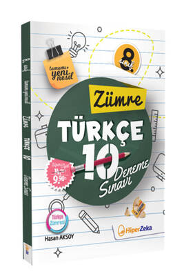 Hiper Zeka Yayınları 8. Sınıf Türkçe Zümre 10 Deneme - 1