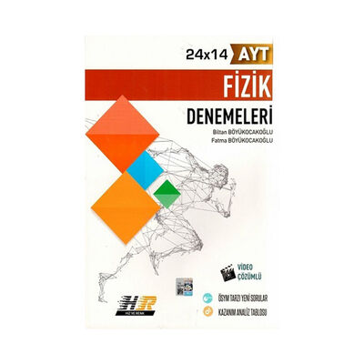 Hız ve Renk Yayınları AYT Fizik 24×14 Denemeleri - 1