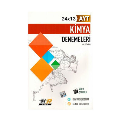 Hız ve Renk Yayınları AYT Kimya 24×13 Denemeleri - 1