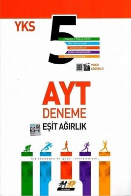 Hız ve Renk Yayınları AYT Eşit Ağırlık 5 li Deneme - 1