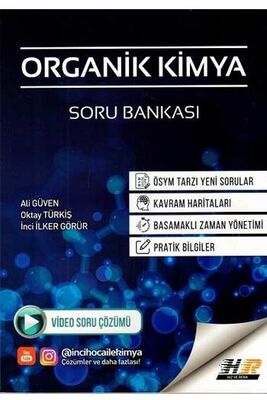 ​Hız ve Renk Yayınları Organik Kimya Soru Bankası - 1