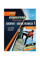 Hız ve Renk Yayınları - Hız ve Renk AYT Edebiyat Sosyal Bilimler 1 Kondisyon 12 x 40 Denemesi