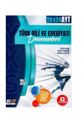 Hız ve Renk Yayınları AYT Türk Dili ve Edebiyatı 20 x 24 Denemeleri - 1