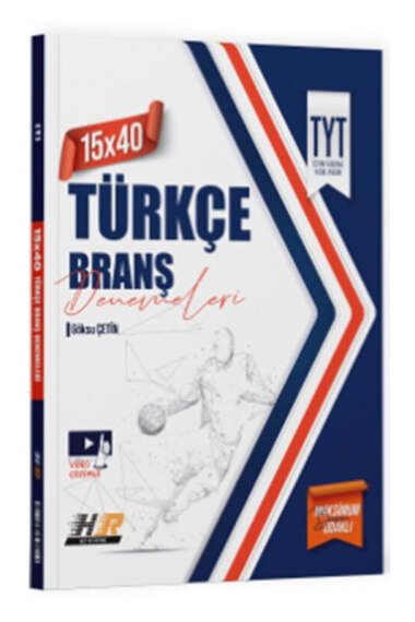 Hız ve Renk Yayınları TYT Türkçe 15x40 Denemeleri - 1
