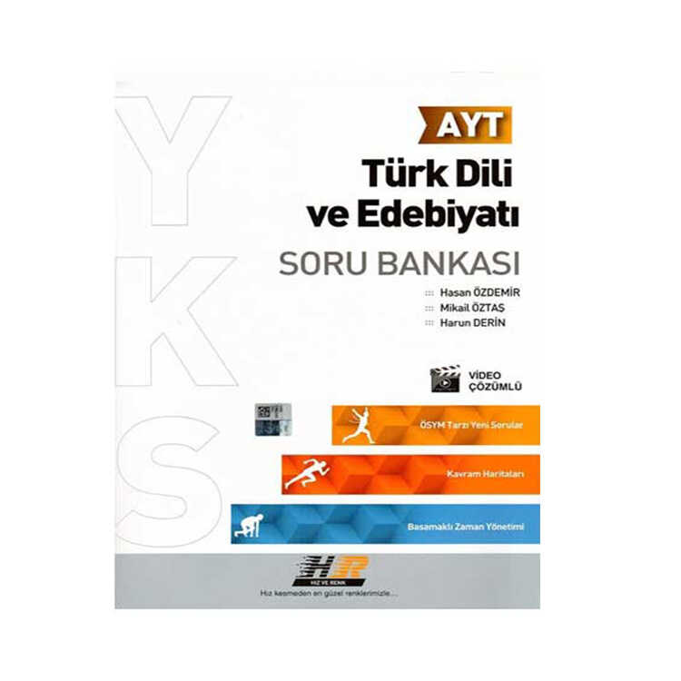 Hız ve Renk Yayınları AYT Türk Dili ve Edebiyatı Soru Bankası