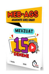 Hoca Etkisi Yayınları 2025 MEB-AGS Mevzuat 15 Deneme - Hoca Etkisi Yayınları