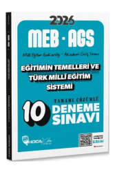 Hoca Kafası MEB-AGS Eğitimin Temelleri ve Türk Milli Eğitim Sistemi 10 Deneme - Hoca Kafası Yayınları