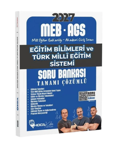 Hoca Kafası Yayınları 2027 MEB AGS Eğitim Bilimleri ve Türk Milli Eğitim Sistemi Soru Bankası Çözümlü Ömer Ekici - 1